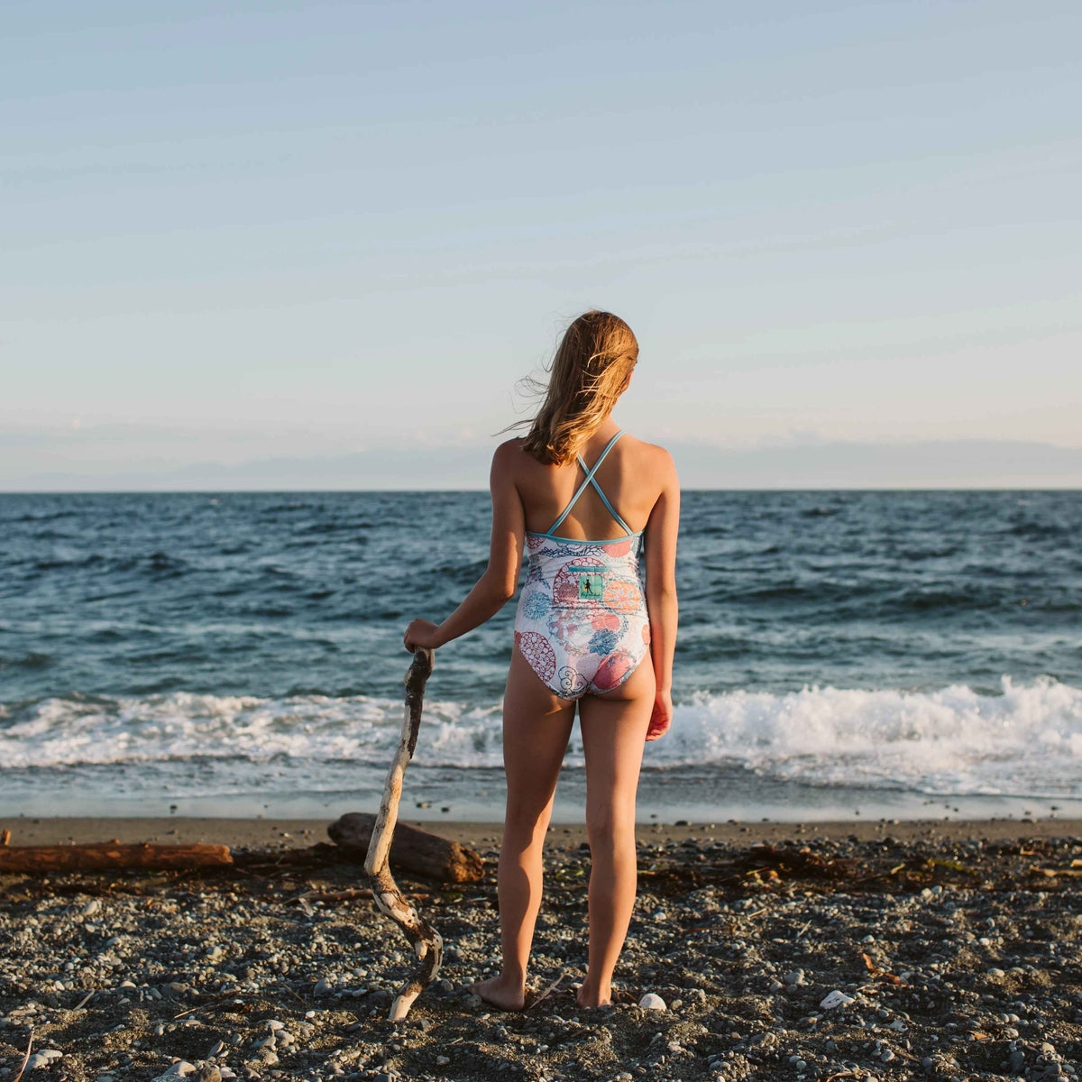 Ayla Full Piece Suit - Coral from Manymoons