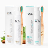 Yours & Mine Toothpaste Combo - Fresh Mint & Cinnamint from ORL