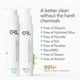 Yours & Mine Toothpaste Combo - Fresh Mint & Cinnamint from ORL