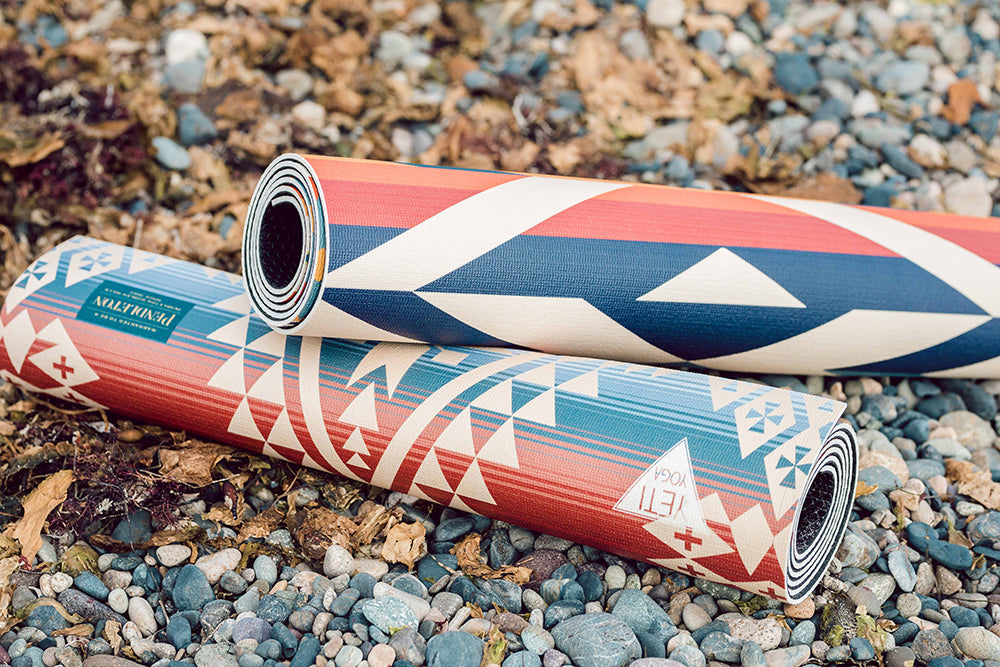Moab Sunset Yoga Mat – 6 mm Extra Thick, Double-Sided Non-Slip, Eco-Friendly PER with  Red Canyon Sunset Design | from Yune Yoga