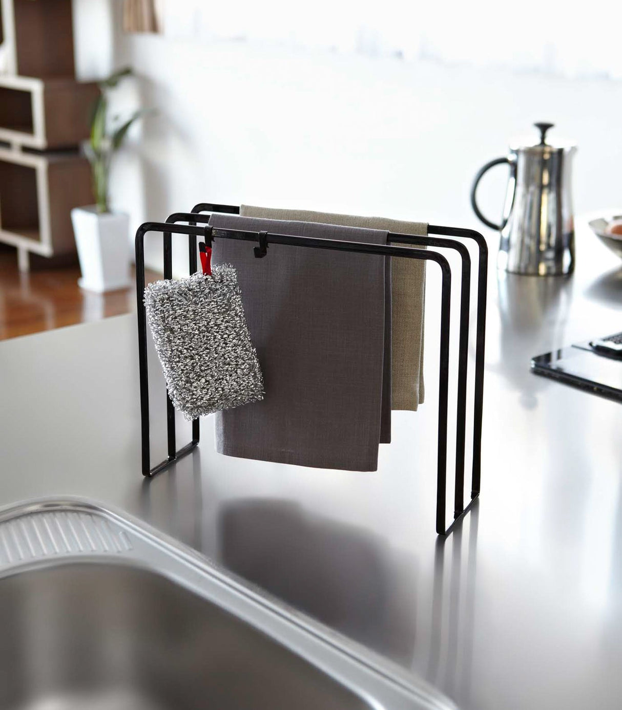 Dish Towel Hanger - Steel from Yamazaki Home