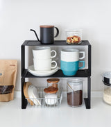 Stackable Countertop Shelf - Two Sizes - Steel from Yamazaki Home