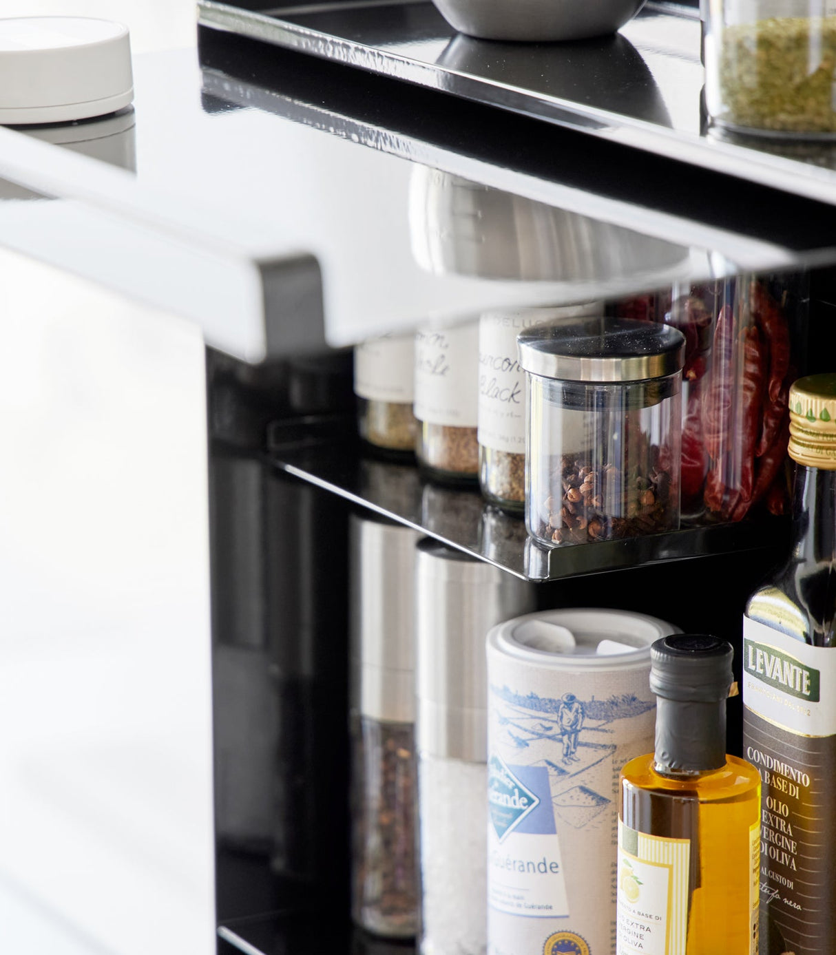 Concealable Spice Rack - Steel from Yamazaki Home