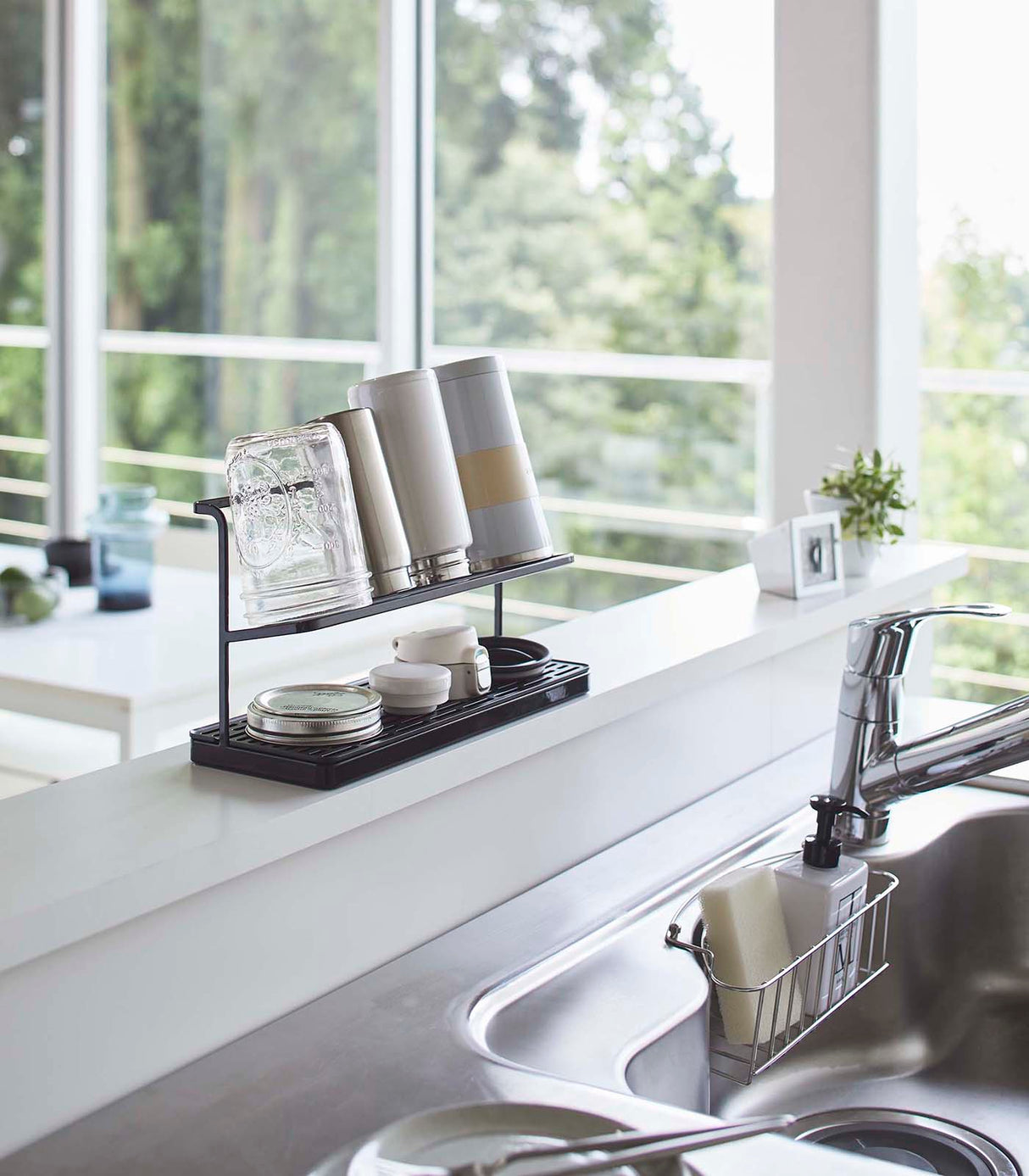 Countertop Bottle Drying Rack - Steel from Yamazaki Home
