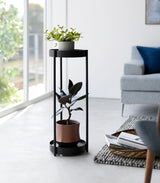 Two-Tier Rolling Plant Stand (28" H)  - Steel from Yamazaki Home