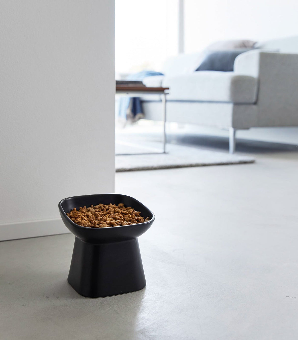 Tilted Pet Food Bowl from Yamazaki Home