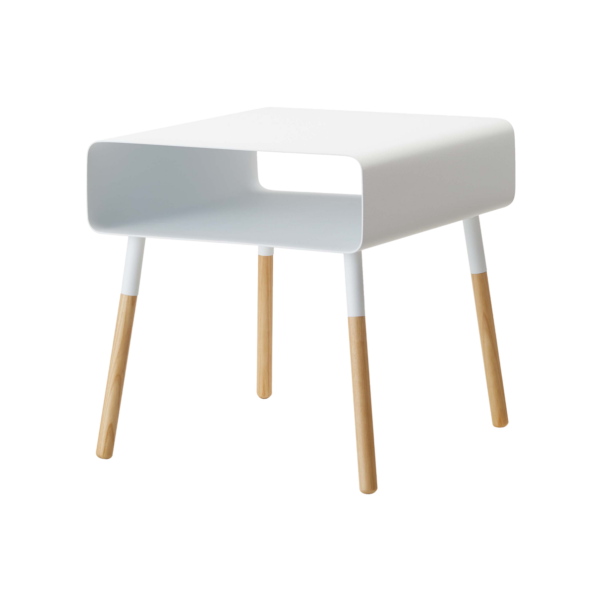 Storage Table - Two Sizes - Steel + Wood from Yamazaki Home