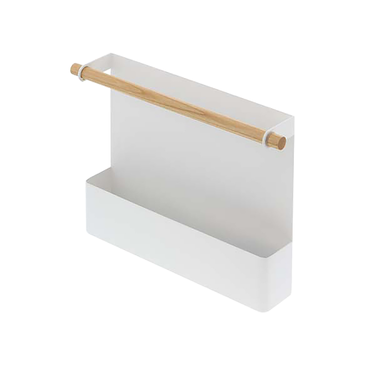 Magnetic Storage Pocket - Steel + Wood from Yamazaki Home