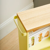 Rolling Storage Cart (27" H)  - Steel - Yellow Pear from Yamazaki Home