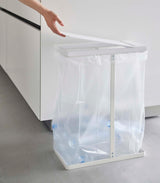 Lidded Garbage Bag Holder - Steel from Yamazaki Home