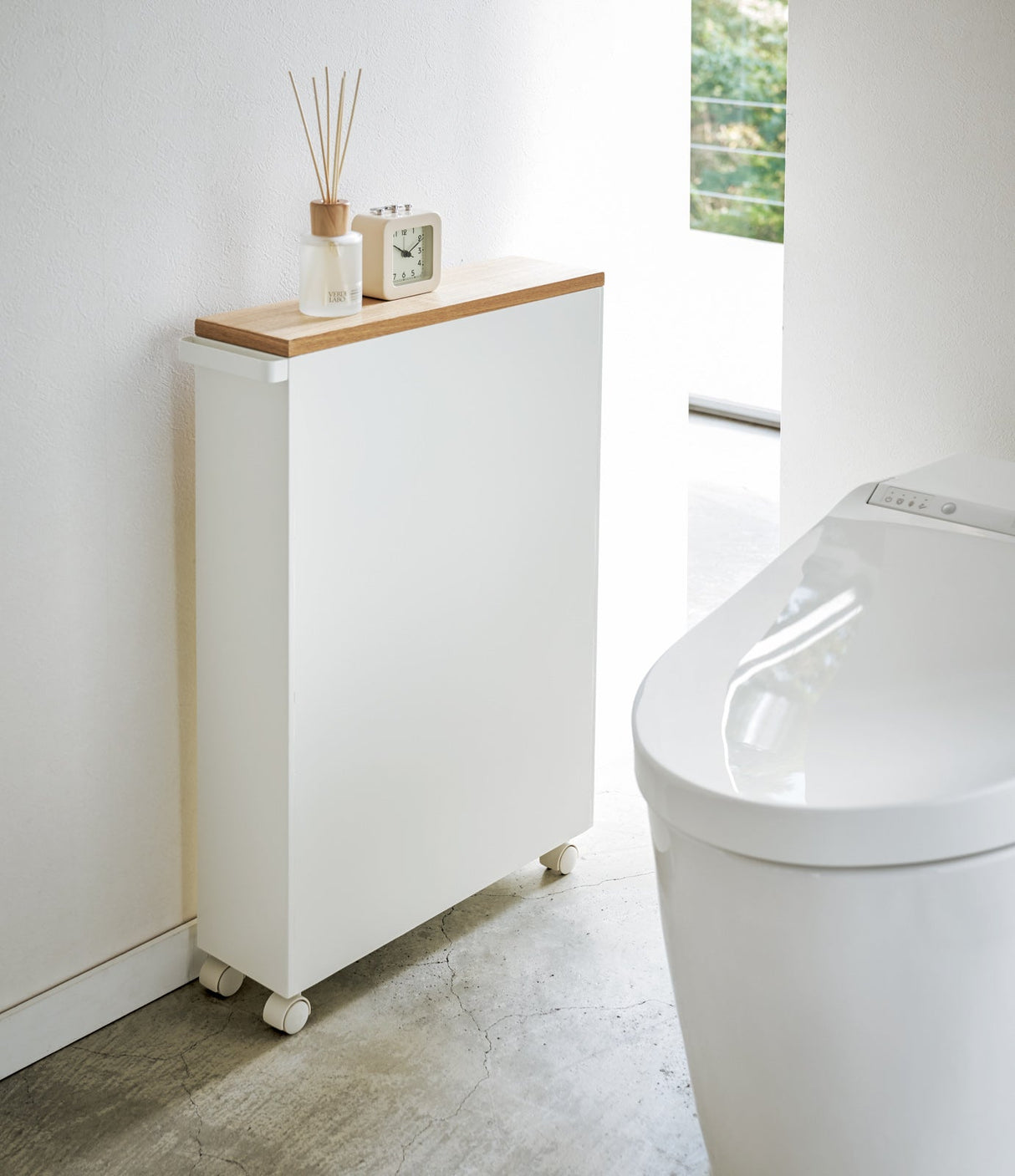 Rolling Storage Cart (27" H)  - Steel from Yamazaki Home