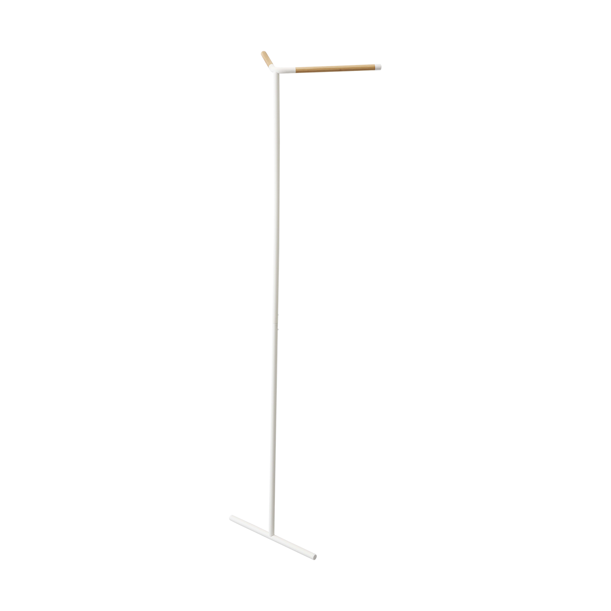 Corner Leaning Coat Hanger (63" H)  - Steel + Wood from Yamazaki Home