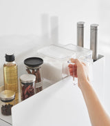 Two-Tier Sliding Drawer Seasoning Rack - Steel from Yamazaki Home