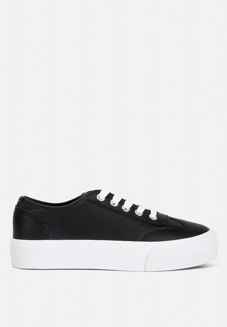 Zenda Chunky Flatform Sneakers from London Rag International