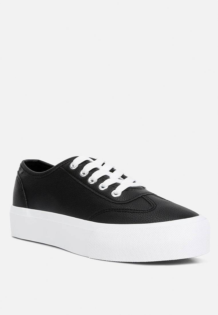 Zenda Chunky Flatform Sneakers from London Rag International
