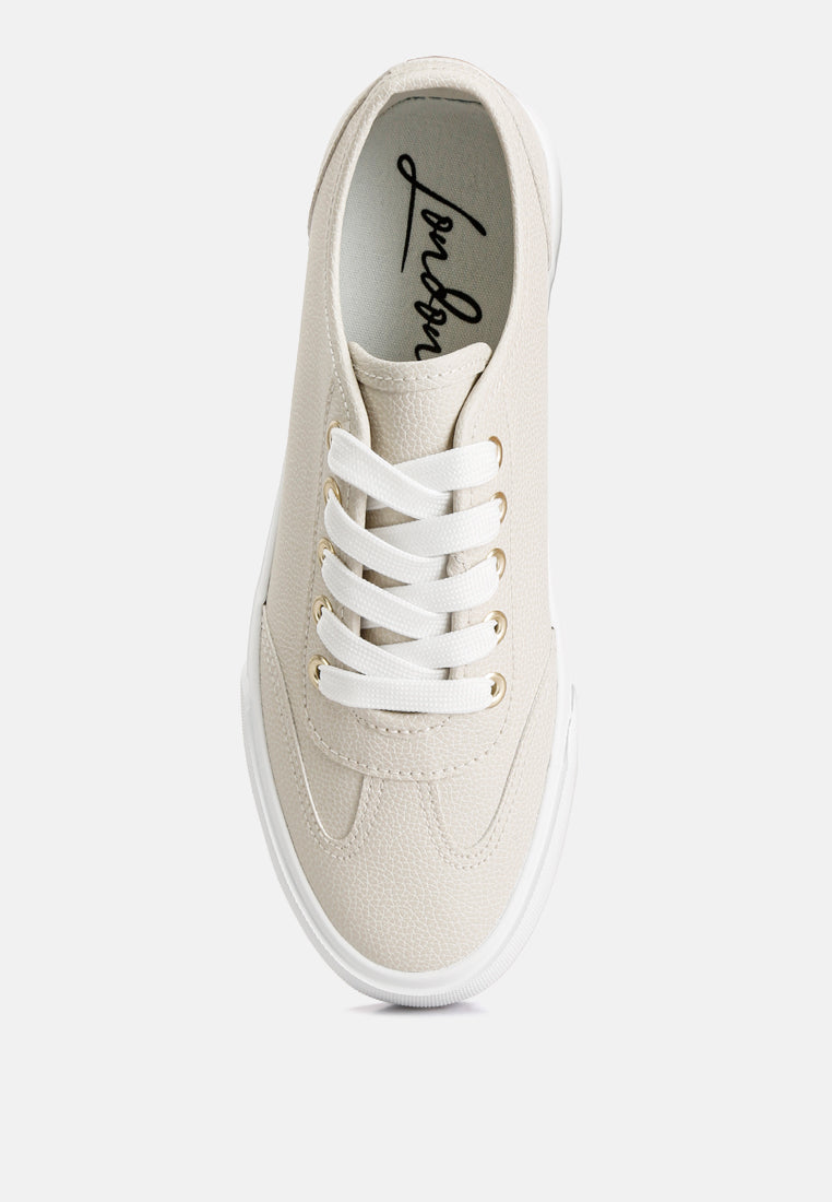 Zenda Chunky Flatform Sneakers from London Rag International