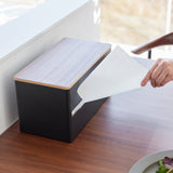 Paper Towel Dispenser - Steel + Wood from Yamazaki Home
