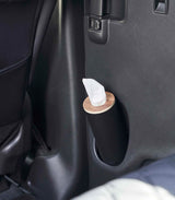 Round Tissue Case - Steel + Wood from Yamazaki Home