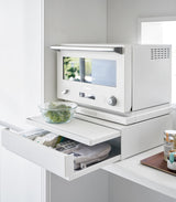 Countertop Drawer with Pull-Out Shelf - Steel from Yamazaki Home