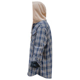 Frontier Zip Flannel with hood from Combat Iron Apparel