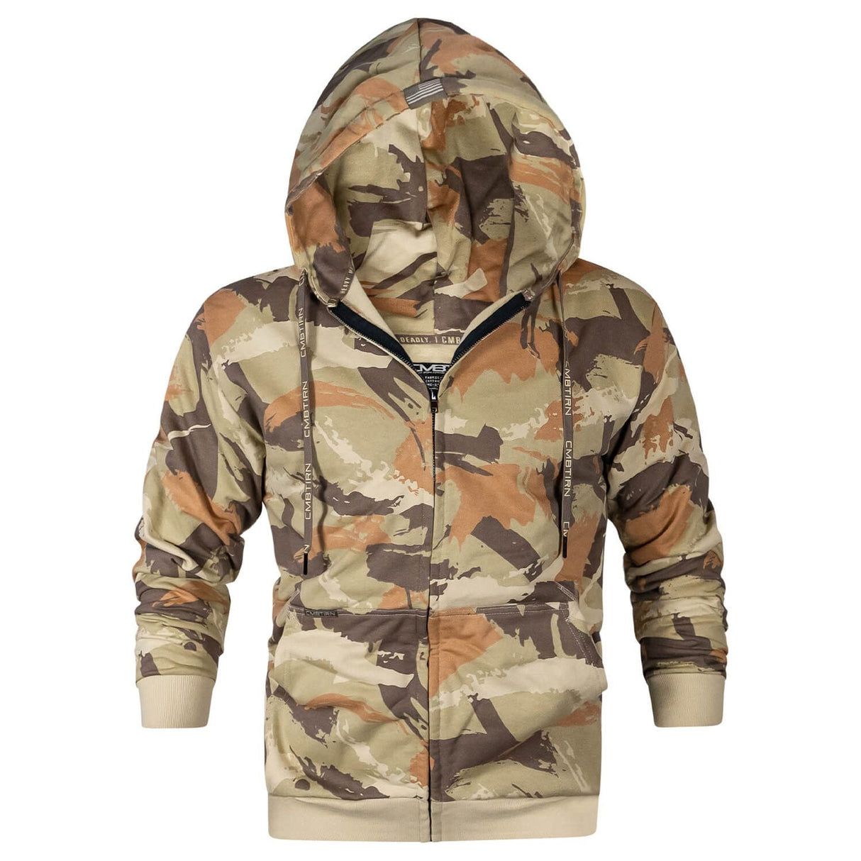 Men's Full-Zip Hoodie from Combat Iron Apparel