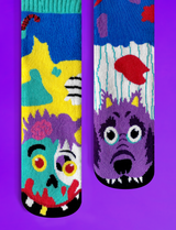 ADULT ZOMBIE & WEREWOLF SOCKS from Pals Socks