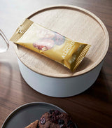 Storage Case - Two Sizes - Steel + Wood from Yamazaki Home