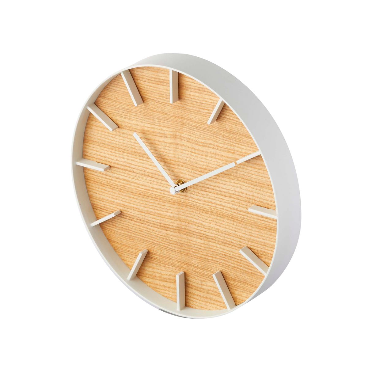 Wall Clock - Steel + Wood from Yamazaki Home