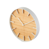 Wall Clock - Steel + Wood from Yamazaki Home