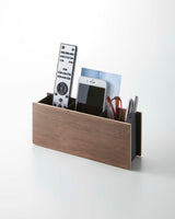 Desk Organizer - Two Sizes - Steel + Wood from Yamazaki Home