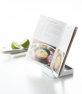 Lid & Ladle Stand - Steel + Wood from Yamazaki Home