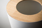 Trash Can - Two Styles - Steel + Wood from Yamazaki Home