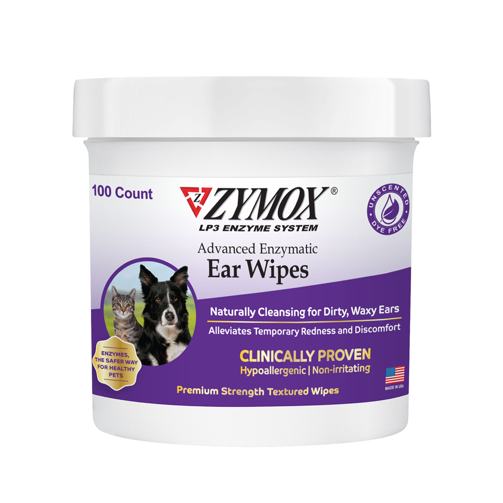 Zymox Advanced Enzymatic Ear Wipes (100 count) from HardyPaw