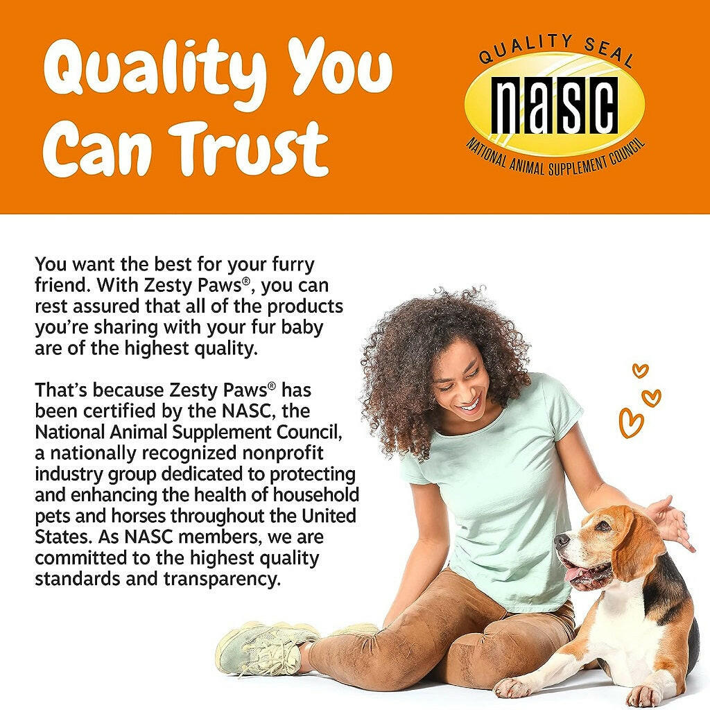 Zesty Paws Probiotic Bites Pumpkin Flavored Chews for Dogs (90 ct) from HardyPaw