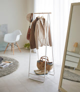 Coat Rack with Shelf (55" H)  - Steel from Yamazaki Home